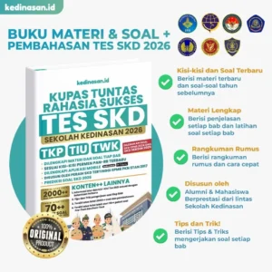 Buku Kupas Tuntas Rahasia Sukses Tes SKD Sekolah Kedinasan 2026 