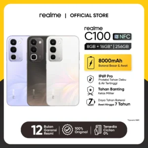 Terbaru! HP Realme C100 C100x C100i dengan RAM 4GB 6GB 8GB